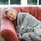 Bouncyband® 65" x 45" Soft Fleece Weighted 10lb. Medium Sensory Blanket for Kids